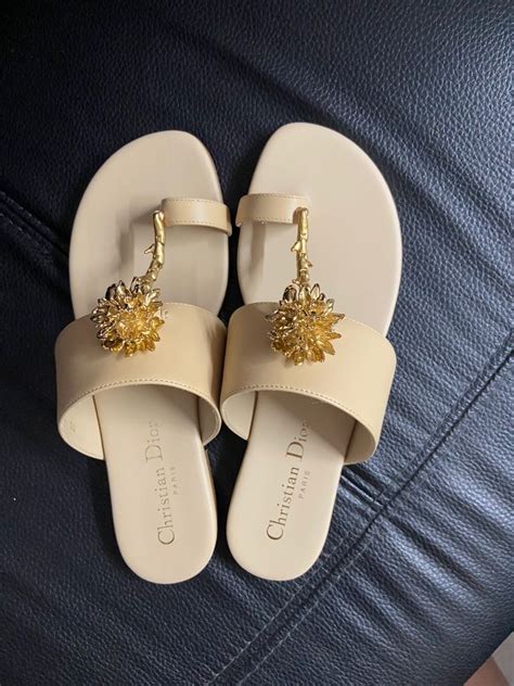 dior jardin thong sandal|christian Dior sandals.